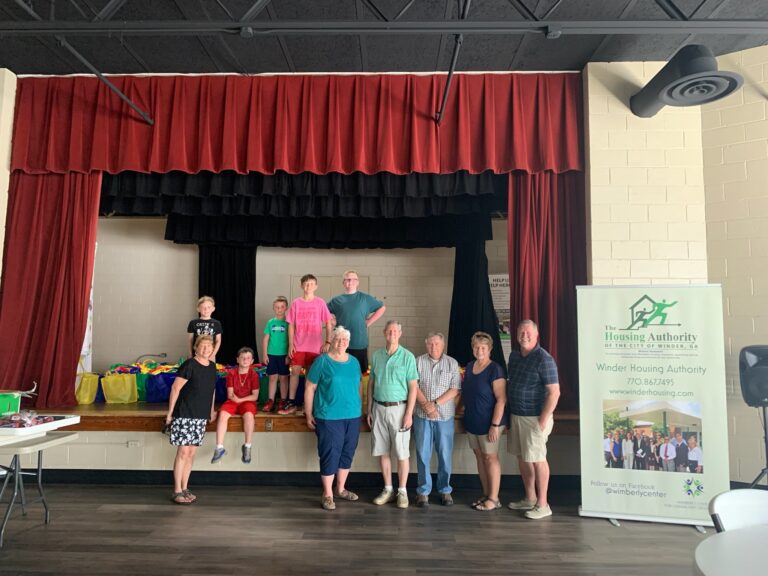 Winder FBC donates 250 meals+ recipe books and more to WHA