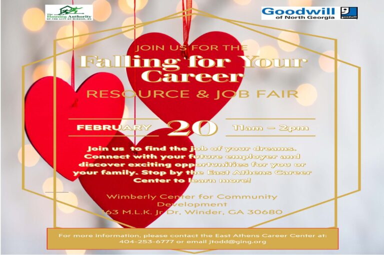 Resource and Job Fair February 20th 11am – 2pm